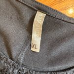 Romantic Floral Soft Girl Sleeveless Dress | Black Lace Top | Size XL Photo 1