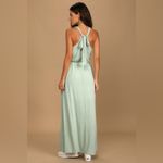 NWT LuLus‎ Sunny Day Perfection Sage Green Tie Photo 1