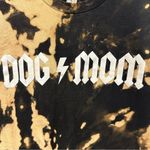 Bella Canvas Dog Mom Cotton Acid Washed Burn Out Tie Dye Graphic Tee Short Sleeve Tshirt S Photo 2