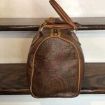 ETRO Red Paisley Boston Travel Bag Speedy 30 Top Handle Tote Lock and Keys Photo 8