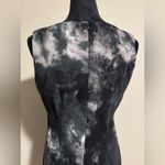 EUC AGB Black and Gray Tie Dye Sleeveless Zip Up Dress size 8 Photo 4