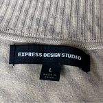 Express Design Studio Women’s Zebra Print Sweater Size L Beige and Brown Preppy Size L Photo 9