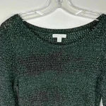 New York & Company Women's Black Long Sleeve Scoop Neck Blouse Size S Photo 1