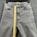 ZARA Jeans Womens 6 Gray Denim Medium Wash Cotton Mid Rise Skinny Leg Streetwear Photo 3