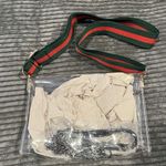 Crossbody bag Clear Vinyl With Two Strap Options Fucci NEW For Stadiums Photo 0