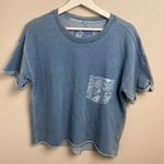 Pilcro and the Letterpress  ANTHROPOLOGIE Sutton Cropped Tee Top Size Medium Photo 0