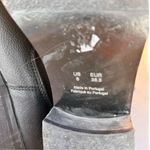 Frank & Oak Black Leather Slip On Chelsea Ankle Boots Booties Women size 8 Photo 5