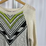 Confess Large Knit Beachy Scoop Neck Longline Slouchy Oversized Sweater Loose Black Photo 5