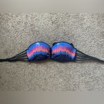 Xhilaration  strapless with add on strap black with sparkles bikini swimsuit top Photo 6