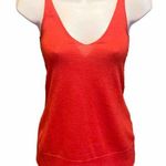 Donna Karan 🆕 DKNY silk & cashmere camisole tank top orange v neck extra small Photo 0