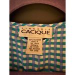 Cacique Women's Purple and Green Plaid Robe Size M/L Photo 2