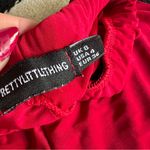 Pretty Little Thing  Black and Red Active Bike Shorts 2 pair Size 4 Small Photo 6