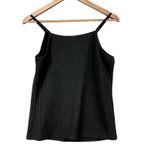 Vocal USA Studded Ribbed Tank Top Cami Womens Medium Black Rocker Punk Grunge Photo 1