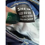 SheIn  Jeans Flare Leg Distressed Bell Bottom Size 8/10 Womens Festival Boho Photo 5