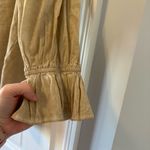 Anthropologie Pilcro by  Tan Mixed-Media Puff Sleeve Pullover Size Large Photo 8