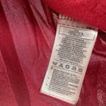 Size XS Short Sleeve Athletic Top Red Adidas Logo White Tie Knot Front Photo 3