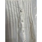 Nine West Nine West Vintage America Collection retro ivory embroidered tunic S pintucks Photo 2