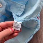 Xirena blue cotton boxy oversized button down shirt‎ Size L Photo 3