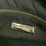 Tory Burch | Black Quilted Marion Patent Leather Satchel Double Handle Purse Bag Photo 10