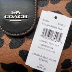 Coach Phone Wallet With Leopard Print And Signature Canvas Interior cc869 Photo 7
