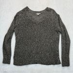 Eileen Fisher  Linen V-Neck Sweater Lightweight‎ Knit Pullover Top L Photo 0
