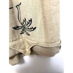 Urban Outfitters beige black tropical resort palm tree pattern cotton shorts Photo 3