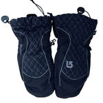 Burton  Black Quilted Snow Gloves Small Photo 1