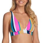 Raisin's Belle Mar Miami Tie Back Bikini Swim Top Multi Medium Photo 0