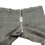 H&M Dress Pants Women's Size 8 Houndstooth Plaid Mid Rise Black Gray White Tan Photo 8