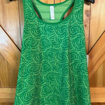 Energy zone  women’s plus 1X tank top nuclear ￼green reversible nwt (0805) Photo 0