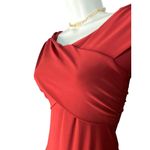 Windsor Red Off-Shoulder Bodysuit With Ruched Detail Size S Photo 2