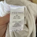 Poetry hemp blend tank white basic tank top Photo 2