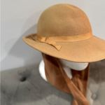 Vintage Tan Doeskin Wool Fedora Hat by Ruth Ann Designa Photo 2
