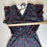 Summersalt The Silky Luxe Ruffled Romper Sz Small Floral Cover Up Beachy Resort Photo 11