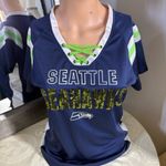 Seattle Seahawks Navy Blue Jersey Size M Photo 11