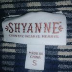 Shyanne  S Blue Checkered Crop Top Photo 6