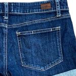 Paige Amari Denim Cuffed Hem 3" Shorts Size 27 #1226645 Dark Wash Photo 3