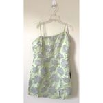 Lulus Asymmetrical Formal Bodycon Mini Dress Light Green Silver Size Large NEW Photo 4