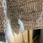 Pink Rose Gray Varsity Stripe Sleeve Cardigan Photo 3