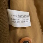 Gallery Trench Coat Removable Hood Classic Rain Coat Button Front Size 12 Medium Photo 7