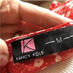 Red and White Casual Dress Size M Photo 5