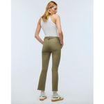 Madewell Kick Out Crop Jeans Coated Edition Distant Surplus Green Size 28 NWT Photo 2