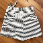 ZARA TRF COLLECTION PLEATED BELTED PAPER BAG SHORTS High Waist Size Small Photo 2