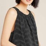 Anthropologie NWT Carly Shimmer Top in Black Photo 0