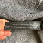 ZARA Gray Short Sleeve Mock Neck Knit Top w/ Black Trim, Sz XS/S Photo 7