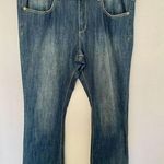 Tribal DeNIME Womens Jeans 33 16 Blue Celine Form Fit Boot Leg Stretch Dark Wash Photo 0