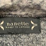 Nanette Lepore Gray Ombre Wool Mohair Blend Coat Exaggerated Fold-Over Collar Photo 8