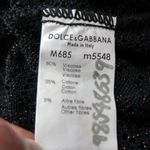 Dolce & Gabbana  Black Open Knit Sleeveless V Neck Tank Top Simmering Blouse Photo 6