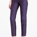 J.Crew Foulard Jacquard C1157 Blue Multi Print 4-Pocket Drawstring Pants EUC 00 Photo 10