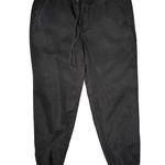 Ann Taylor  Black Lyocell Joggers Womens Small Elastic Waist Drawstring Pants EUC Photo 1